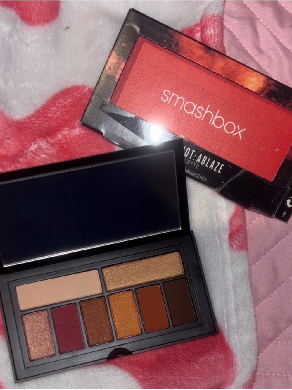 Smashbox Eyeshadow Palette — Red, Gold & Brown Warm Tones